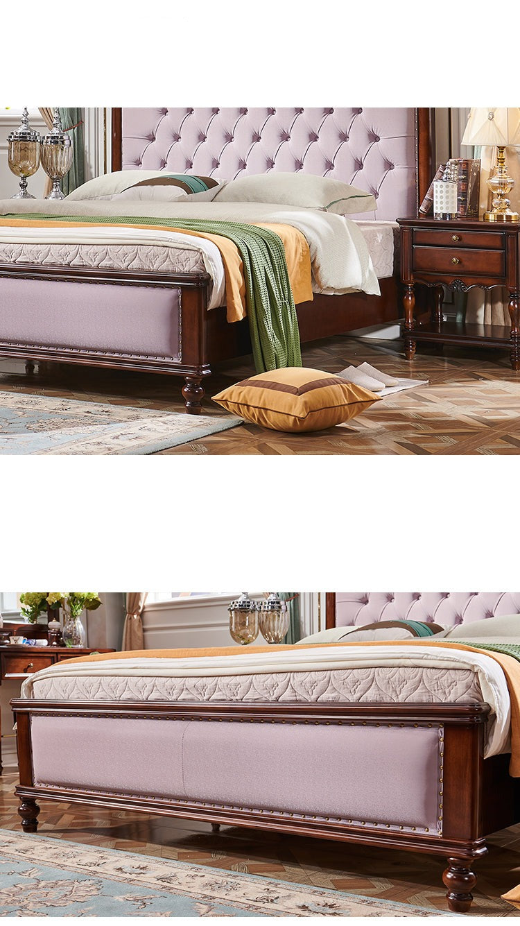 BOSTON HILTON American European Bed Hardwood King Size, Storage Drawers, Air Lift Storage