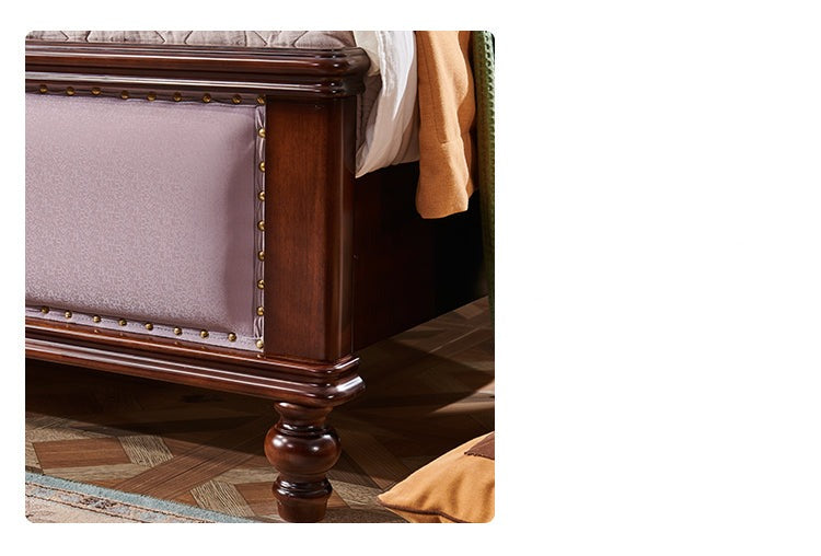 BOSTON HILTON American European Bed Hardwood King Size, Storage Drawers, Air Lift Storage