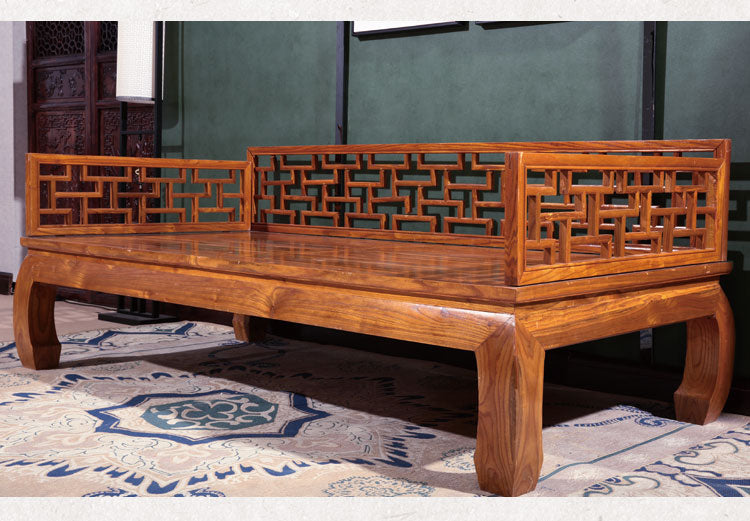 WAREHOUSE SALE EMERY Dynasty Daybed Sofa Solid Wood Modern Zen ( 3 Seater 4 Size 4 Design ) ( Special Price $1499 )
