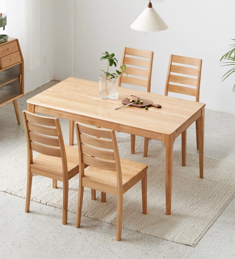 Simple Wooden Chairs For Dining Table JAKIRA Japanese Nordic