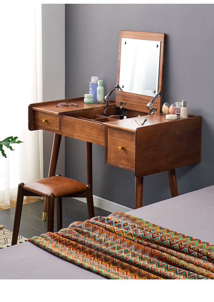 JAXON Dressing Table Solid Wood Vanity Desk