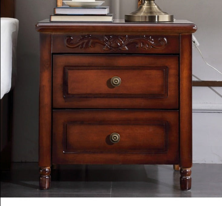 SOPHIA HILTON American Style Solid Wood Bedside Table Modern Classic