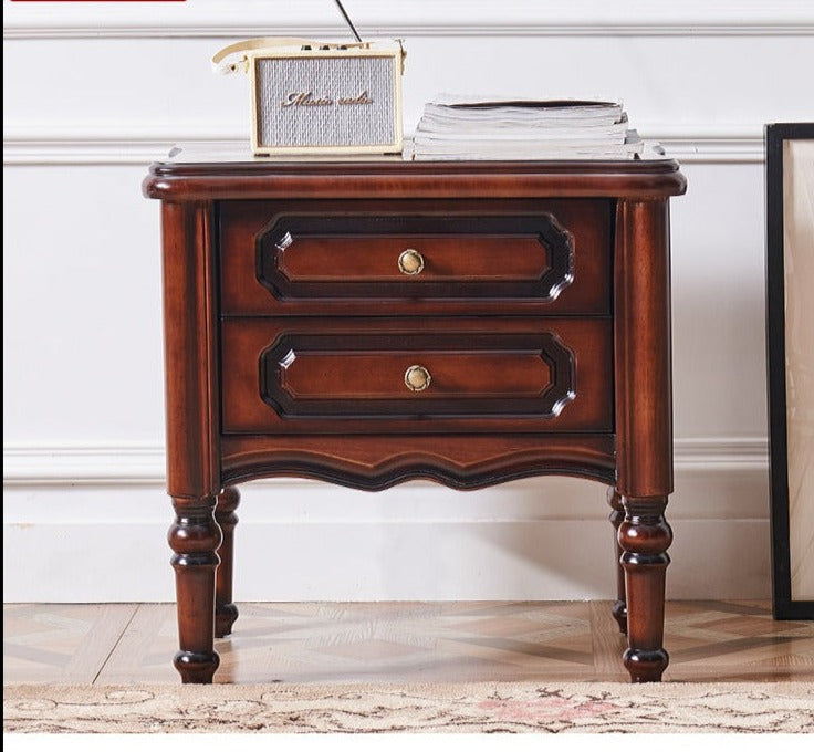 SOPHIA HILTON American Style Solid Wood Bedside Table Modern Classic
