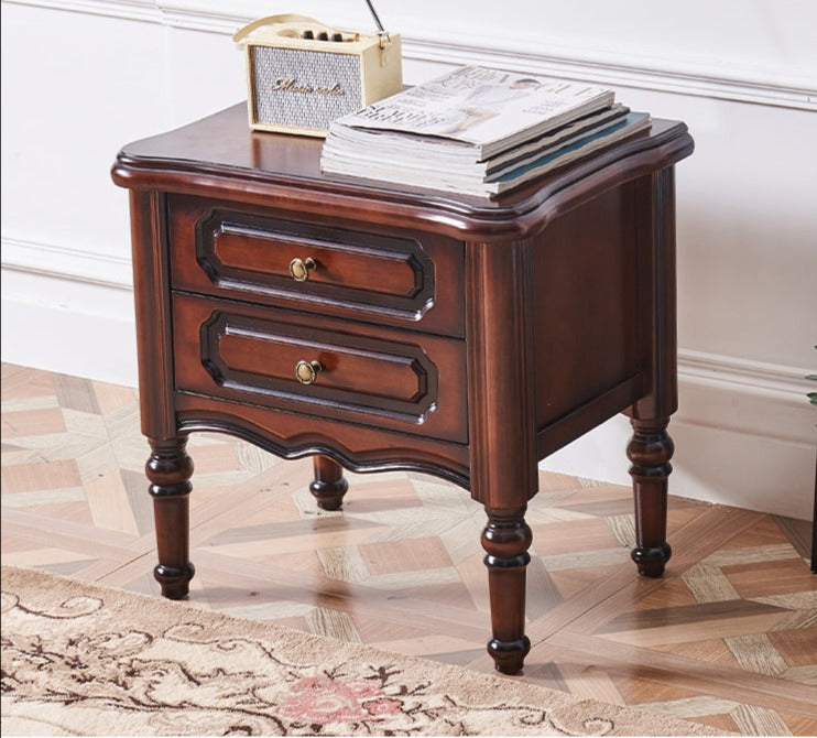 SOPHIA HILTON American Style Solid Wood Bedside Table Modern Classic