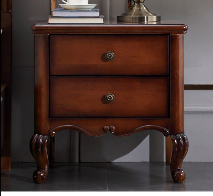SOPHIA HILTON American Style Solid Wood Bedside Table Modern Classic