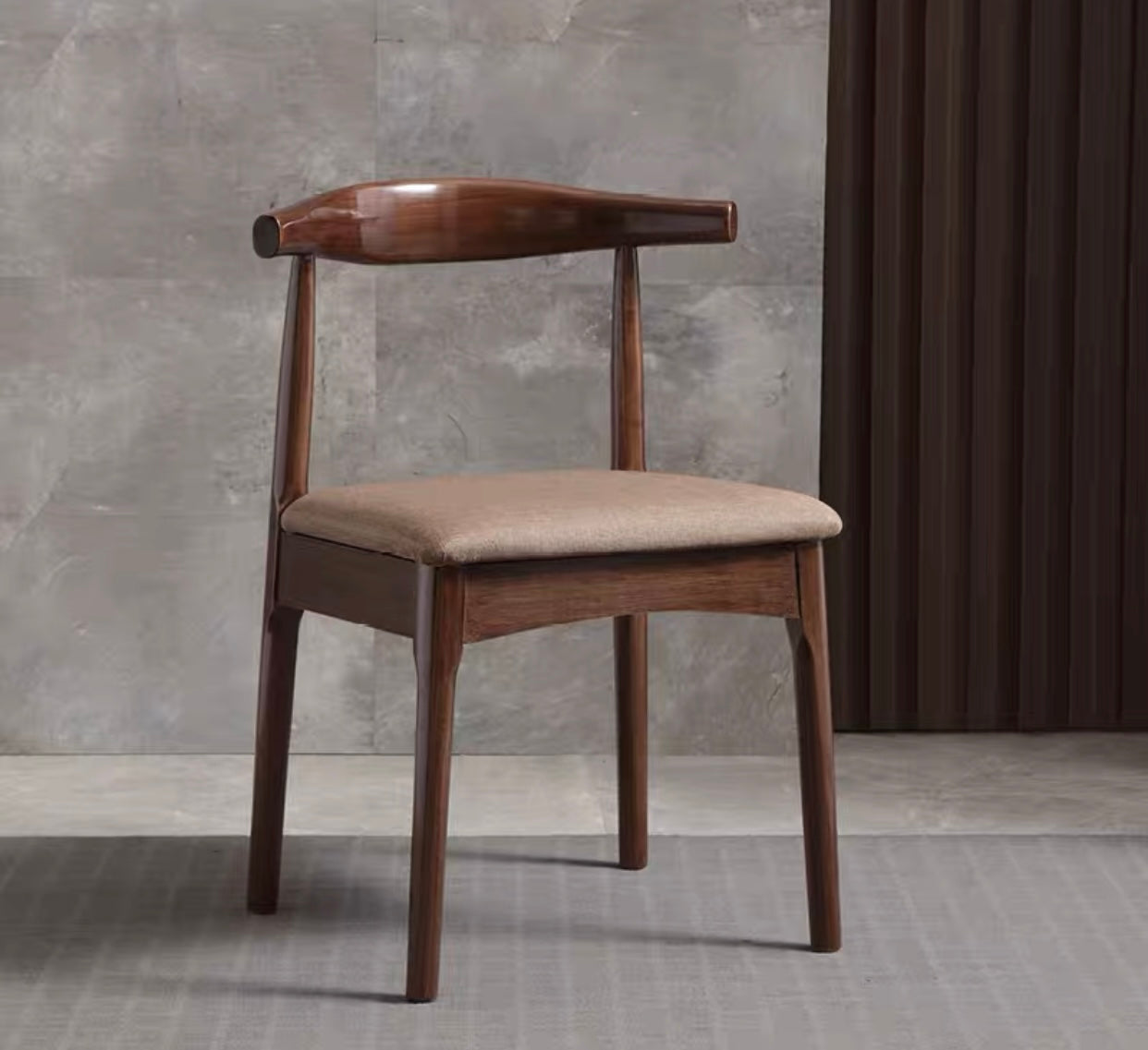 NATHAN Minimalist Modern Chair Solid Wood