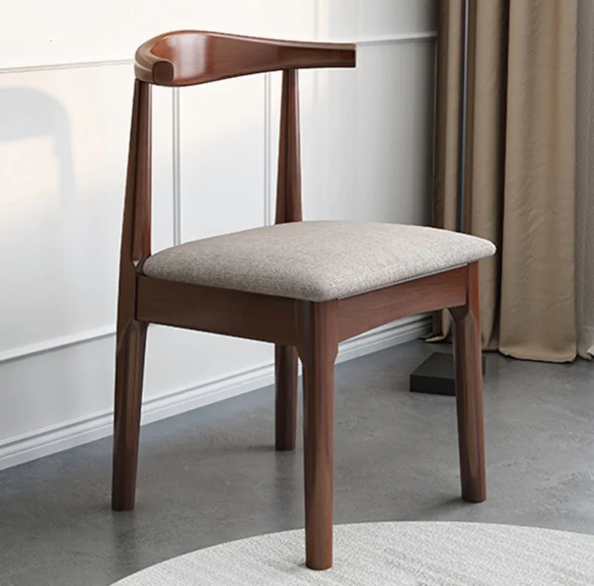 NATHAN Minimalist Modern Chair Solid Wood