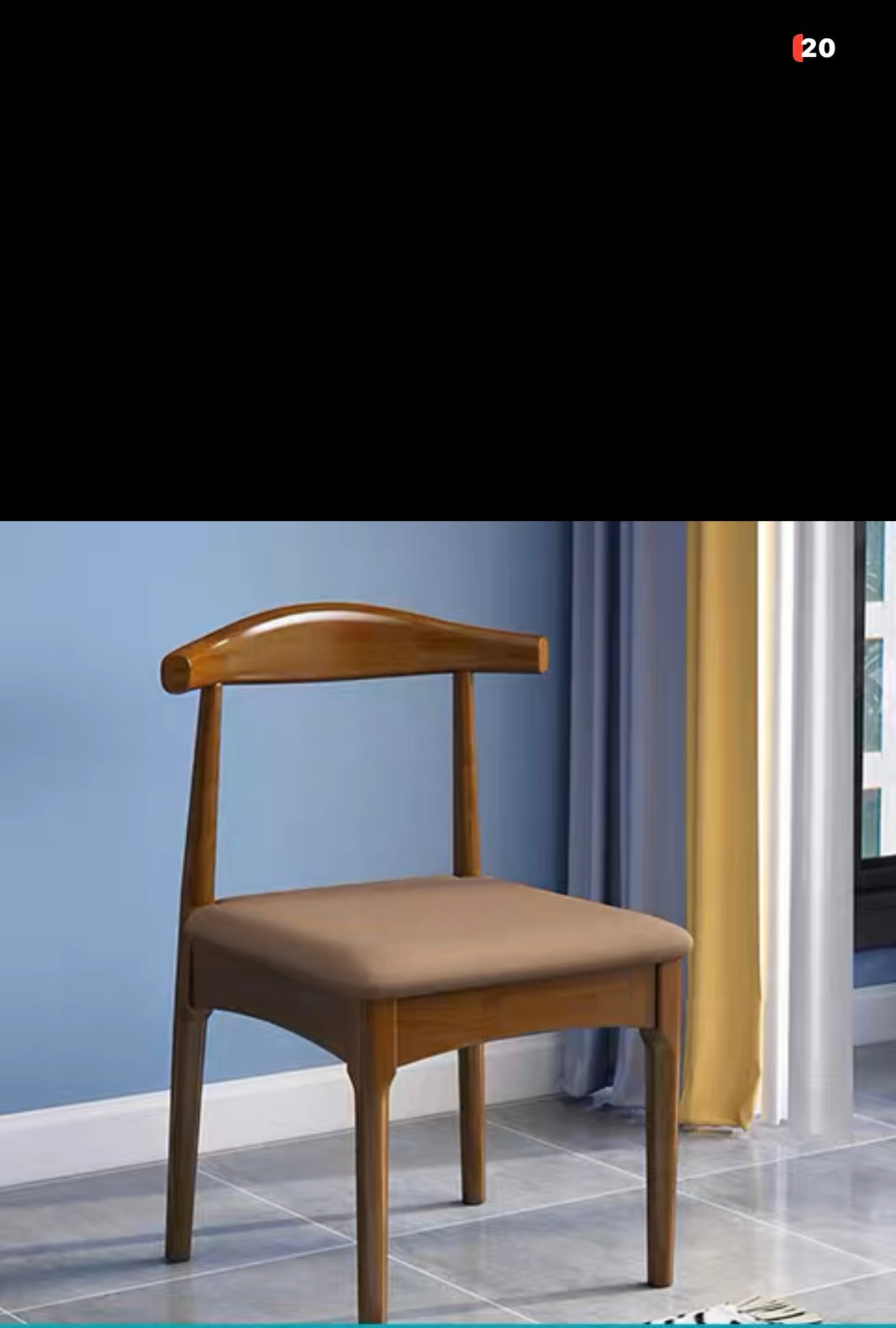 NATHAN Minimalist Modern Chair Solid Wood