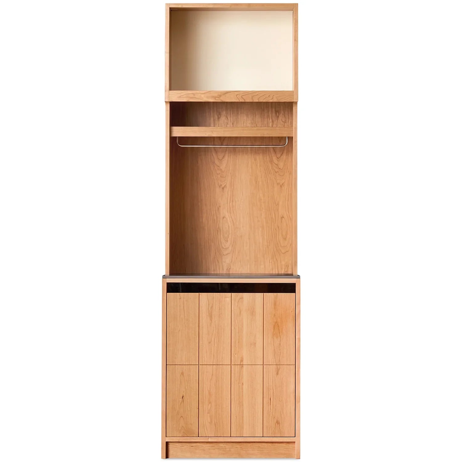 Scandinavian Cherry Wood Sintered Stone Side Cabinet TIMELESS