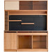Scandinavian Cherry Wood Sintered Stone Side Cabinet TIMELESS