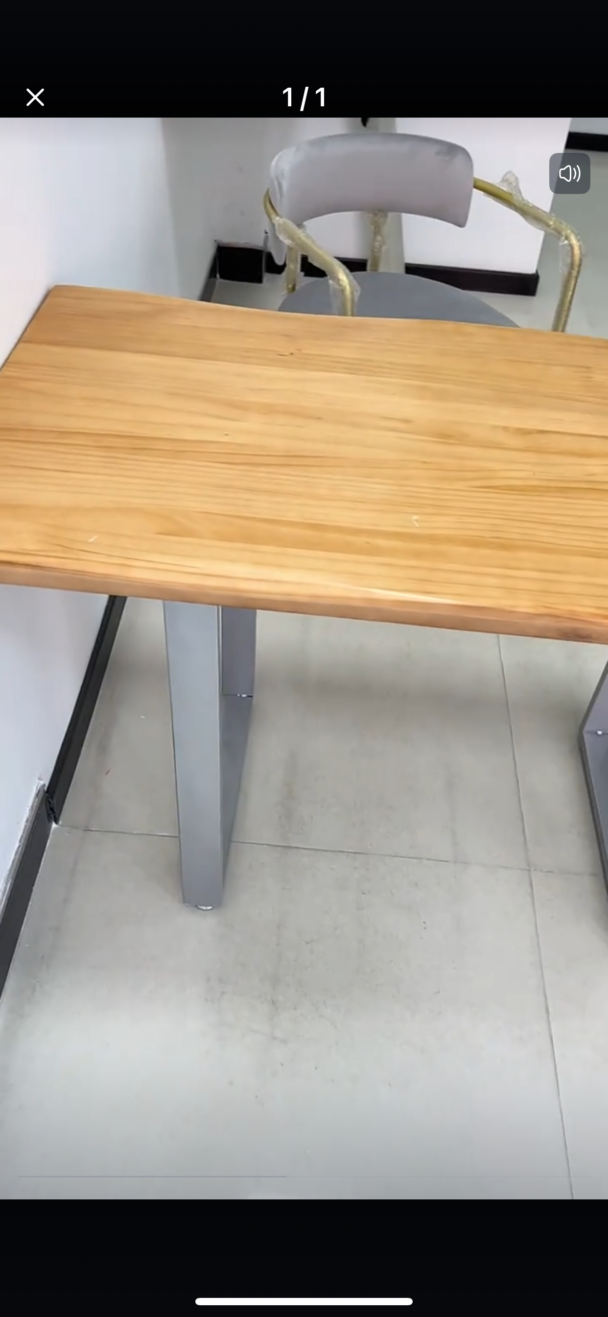 AUSTIN Loft Design Modern Solid Wood Slab Dining Table