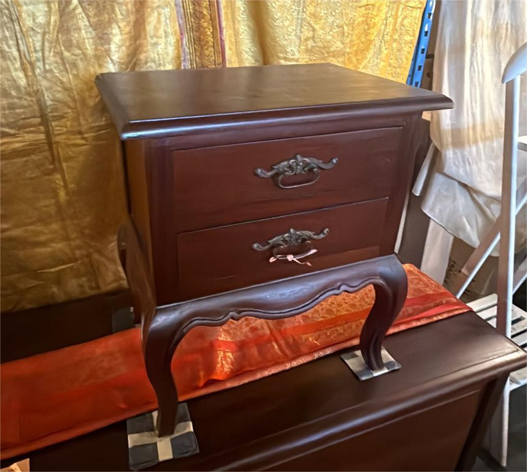 French Provincial 2 Drawer Lamp Table TEK168 LT 002 FP  ( Picture for Reference Only )