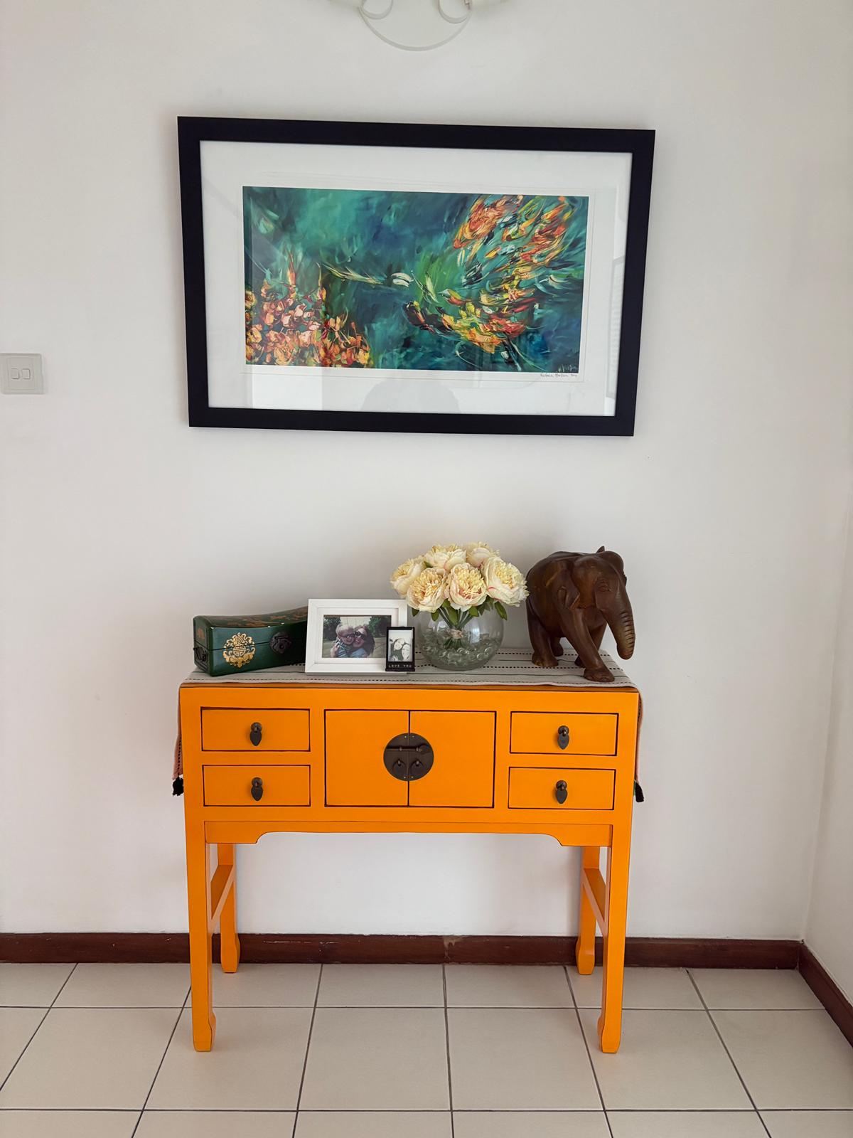 ADA IMPERIAL Hand-Polished Console Storage Chinese-Style Cabinet Antique Furniture