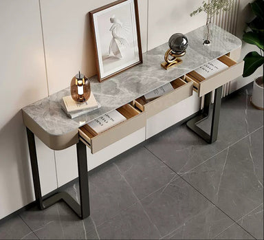 MELLY Modern Sintered Stone Console Table