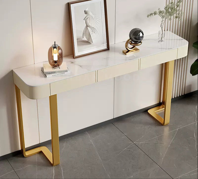 MELLY Modern Sintered Stone Console Table