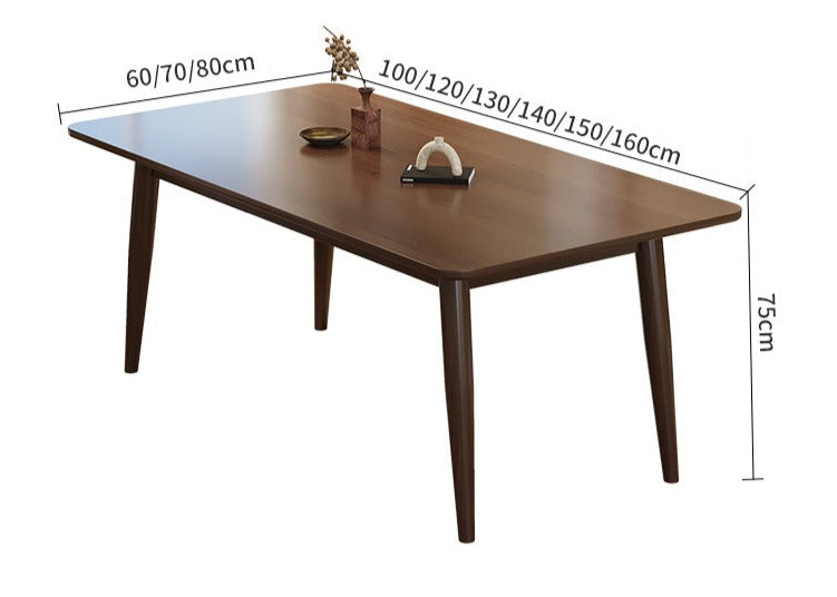 HAKIM SHERATON Scandinavian Solid Wood Dining Table Set