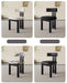 Solid wood dining chair simple black dining chair dining chair island chair home dining stool tea table chair solid wood dining table chair