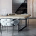 Industrial style large solid wood conference table creative negotiation long table designer staff desk workbench training table