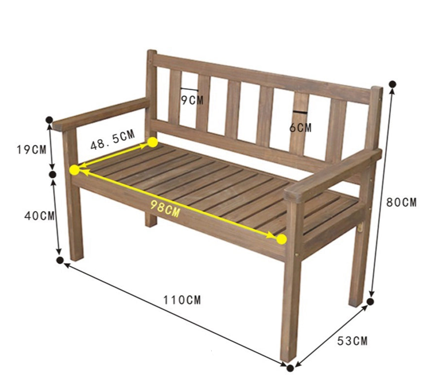CISCA FAIRFIELD Weather Resistant Solid Wood Minimalistic Outdoor Garden Table Assorted Chair Set