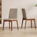Solid wood dining chair home chair stool light luxury dining chair soft back chair modern simple wooden Nordic dining table chair