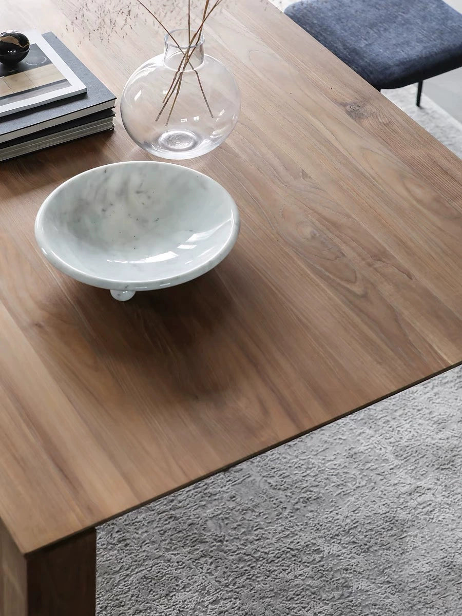 Wabi-sabi style solid wood dining table conference table to the living room long table ash wood desk desk designer workbench