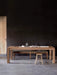 Wabi-sabi style solid wood dining table conference table to the living room long table ash wood desk desk designer workbench