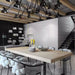 Industrial style large solid wood conference table creative negotiation long table designer staff desk workbench training table