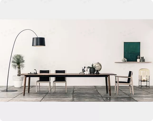Nordic solid wood conference table long table minimalist desk calligraphy table computer table designer training table workbench