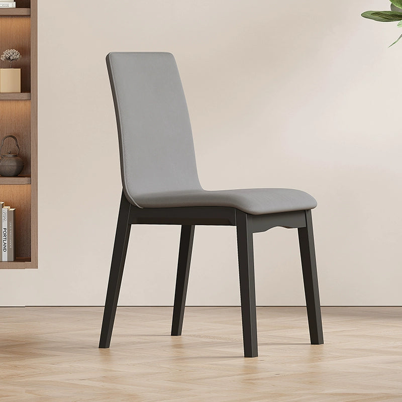 Solid wood dining chair home chair stool light luxury dining chair soft back chair modern simple wooden Nordic dining table chair