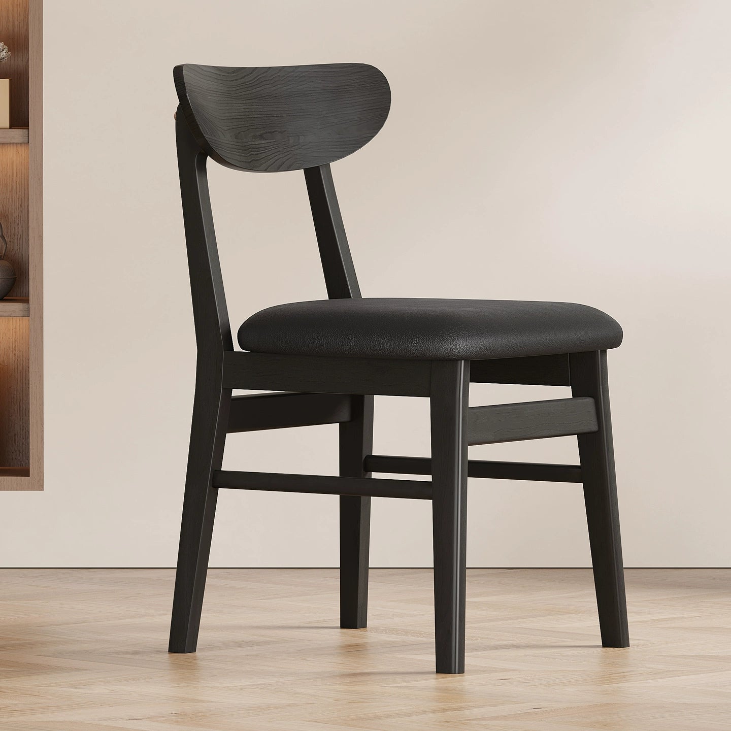 DAKO SHERATON Nordic Design Pure American Solid Wood Dining Chair