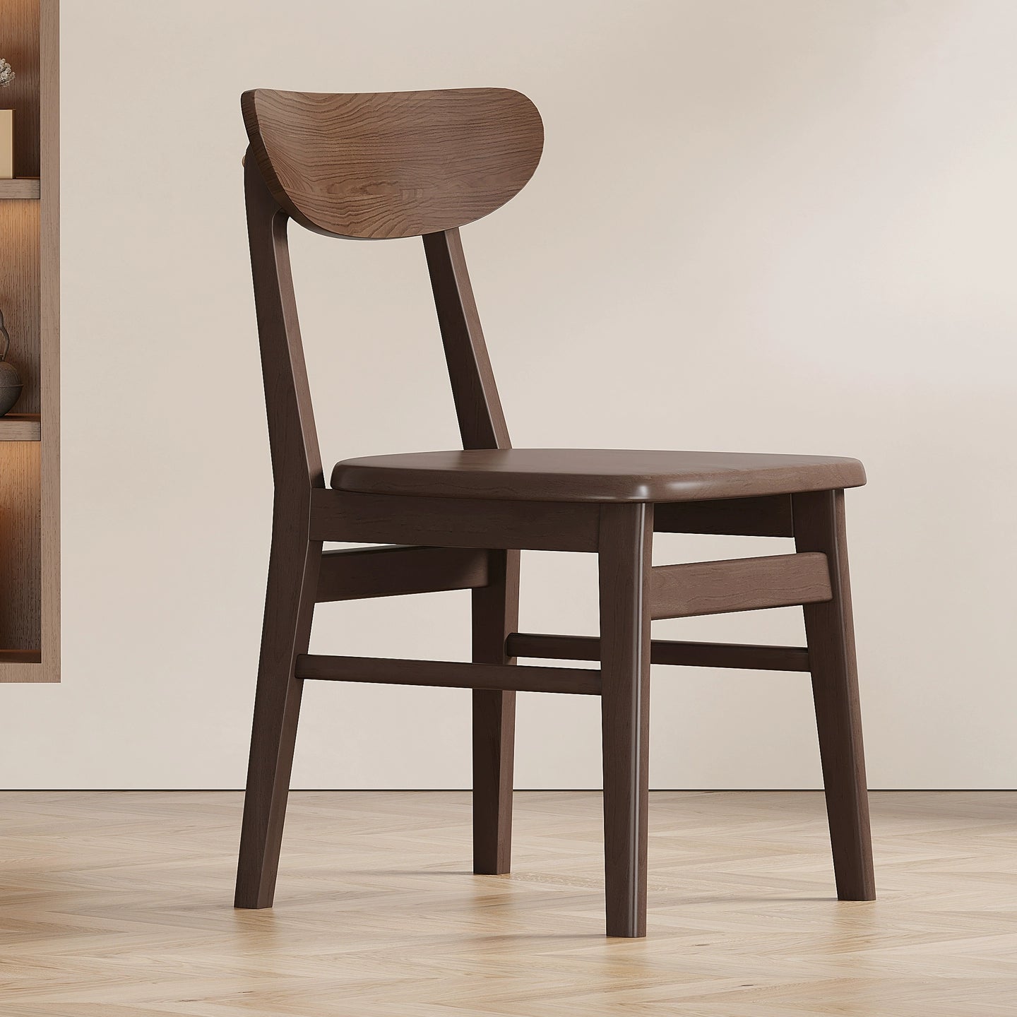 DAKO SHERATON Nordic Design Pure American Solid Wood Dining Chair