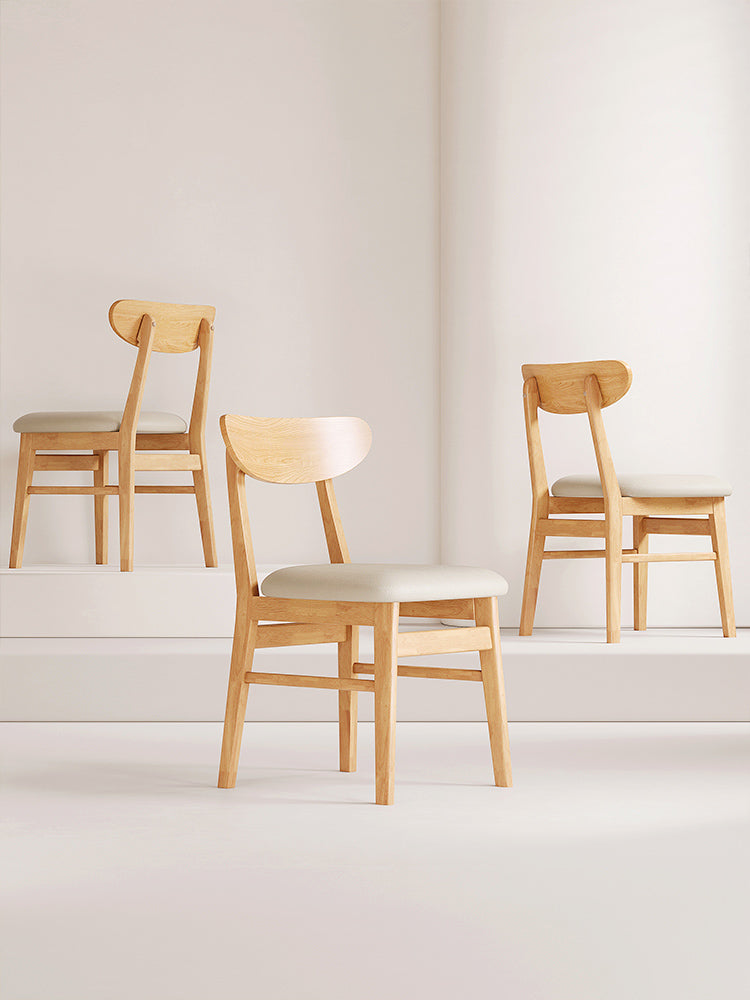 DAKO SHERATON Nordic Design Pure American Solid Wood Dining Chair