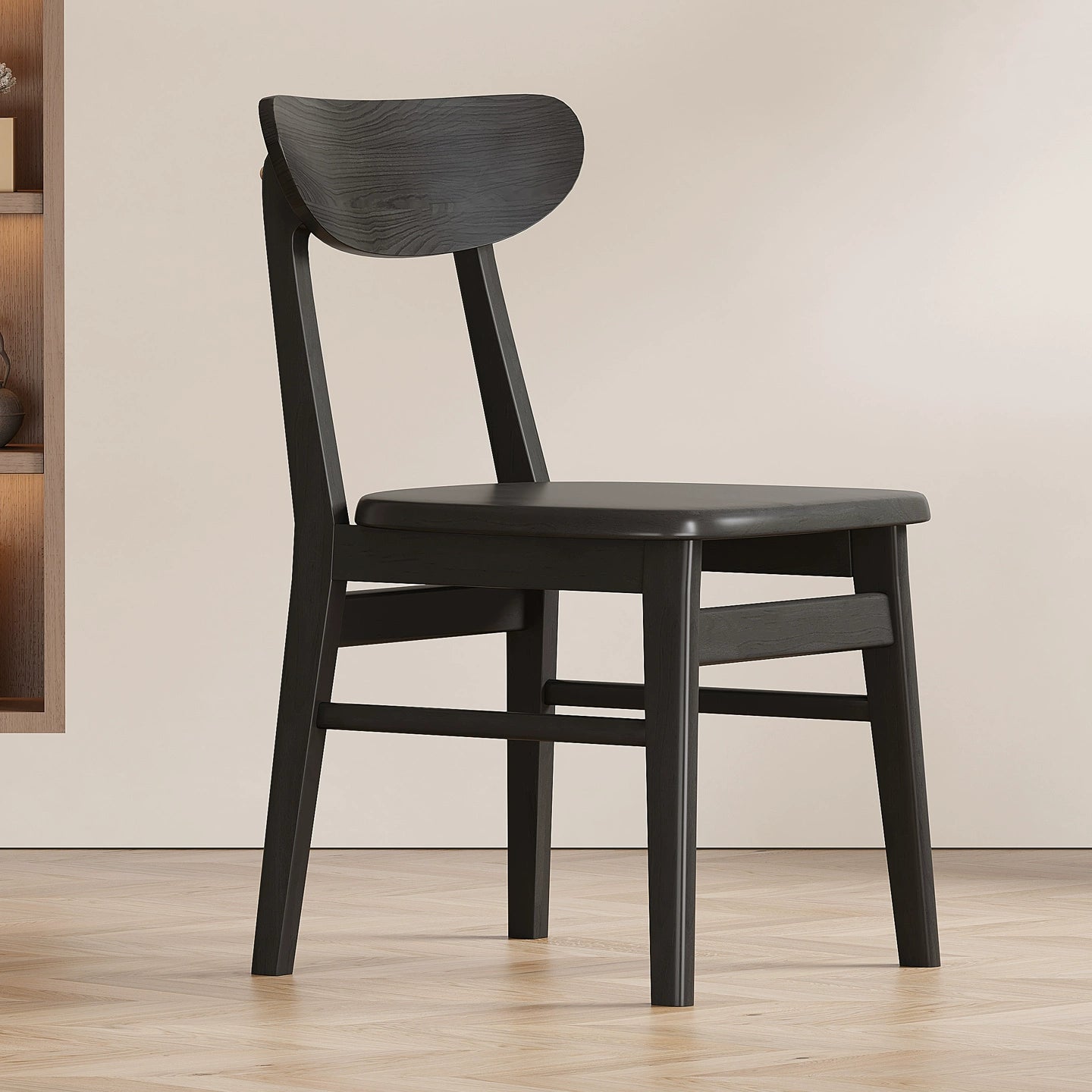 DAKO SHERATON Nordic Design Pure American Solid Wood Dining Chair