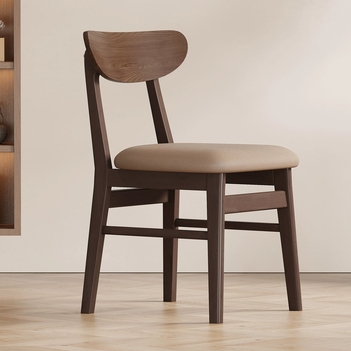DAKO SHERATON Nordic Design Pure American Solid Wood Dining Chair