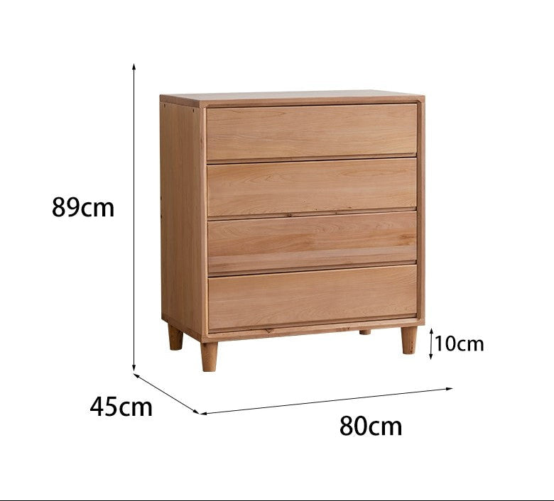 ARISTEUS WESTIN American Solid Wood Assorted Chest of Drawers Nordic Style 3 4 5 Tier