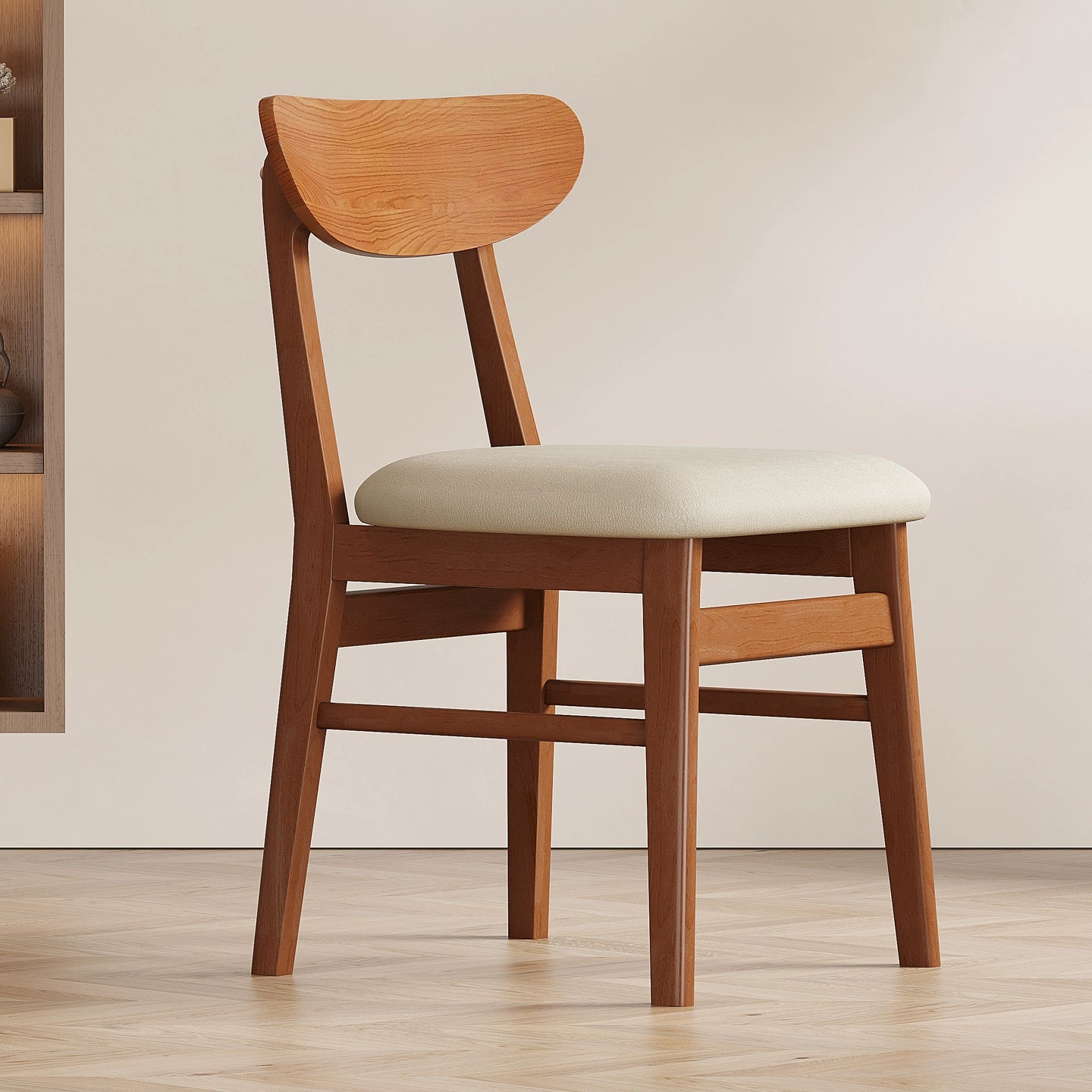 DAKO SHERATON Nordic Design Pure American Solid Wood Dining Chair
