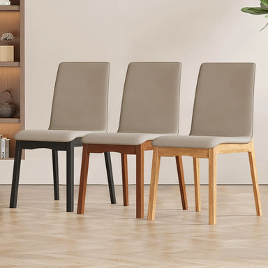 Solid wood dining chair home chair stool light luxury dining chair soft back chair modern simple wooden Nordic dining table chair