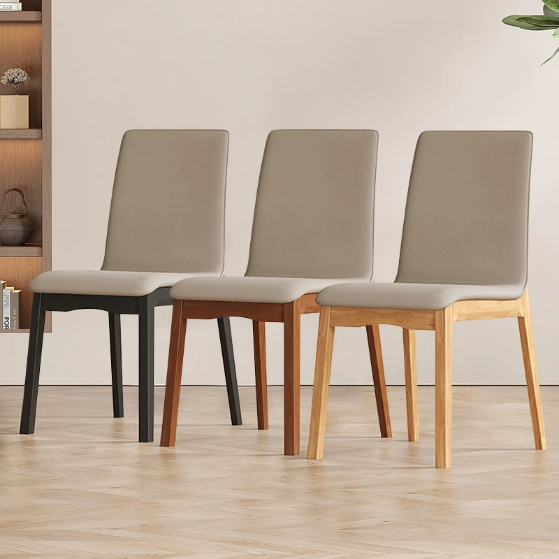 Solid wood dining chair home chair stool light luxury dining chair soft back chair modern simple wooden Nordic dining table chair