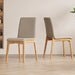 Solid wood dining chair home chair stool light luxury dining chair soft back chair modern simple wooden Nordic dining table chair