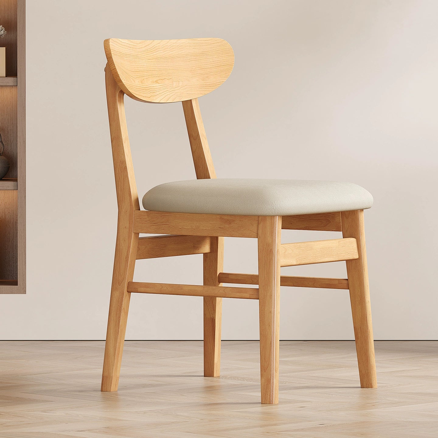 DAKO SHERATON Nordic Design Pure American Solid Wood Dining Chair