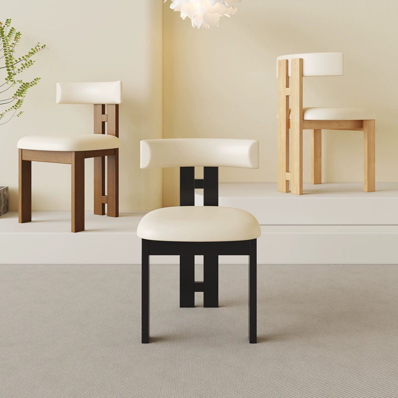Solid wood dining chair simple black dining chair dining chair island chair home dining stool tea table chair solid wood dining table chair