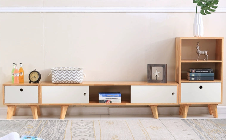 CHANCELLOR HAMPTON TV Console Scandinavian American Hard Solid Wood Modern Multipurpose Multi Size Japandi Style