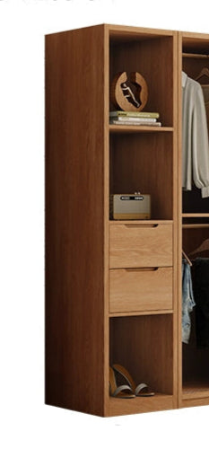CLIFF HAMPTON American Solid Wood Sliding Door Multi Size Modular Wardrobe Scandinavian Style