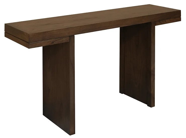 Brentwood Console Table 130 cm (TOP 6cm) Full Solid Teak TEK168 ST 000 BW (Almond)