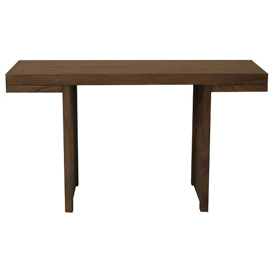 Brentwood Console Table 130 cm (TOP 6cm) Full Solid Teak TEK168 ST 000 BW (Almond)