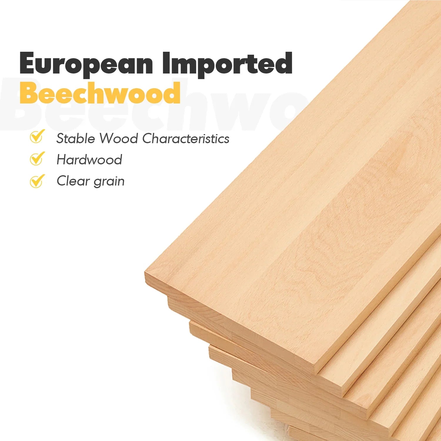 Scandinavian Beech Wood Mixed Weave Fabric Bench STEP