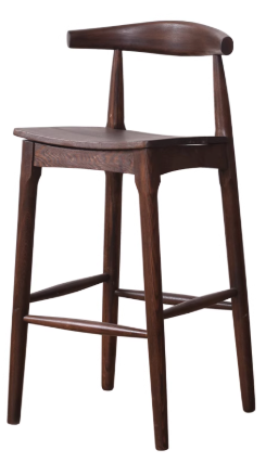 WAYDELL EMBASSY Scandinavian Nordic Japandi Design Simple American Solid Wood High Stool