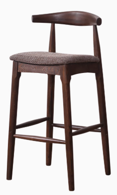 WAYDELL EMBASSY Scandinavian Nordic Japandi Design Simple American Solid Wood High Stool