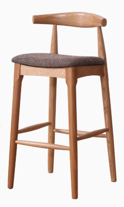 WAYDELL EMBASSY Scandinavian Nordic Japandi Design Simple American Solid Wood High Stool