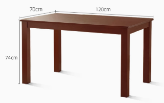 JORRY EMBASSY Modern Nordic Style Walnut American Solid Wood Dining Table